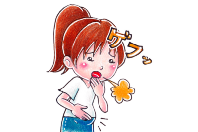 ゲップが止まらない原因と治し方|考えられる病気と受診の目安のアイキャッチ画像